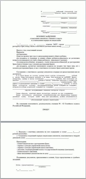 Судебный порядок рассмотрения иска о признании отцовства и взыскании алиментов