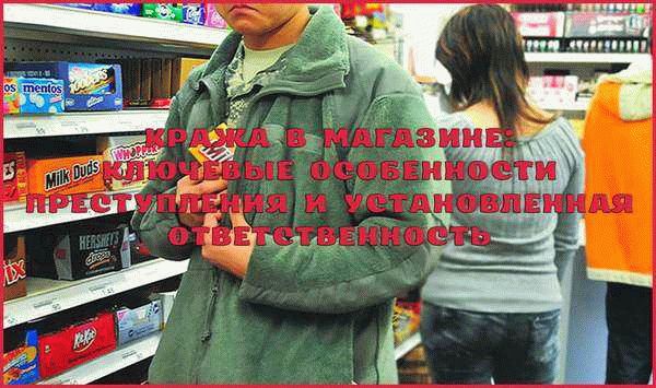 Ответственность магазина за кражу товаров: вопросы и ответы
