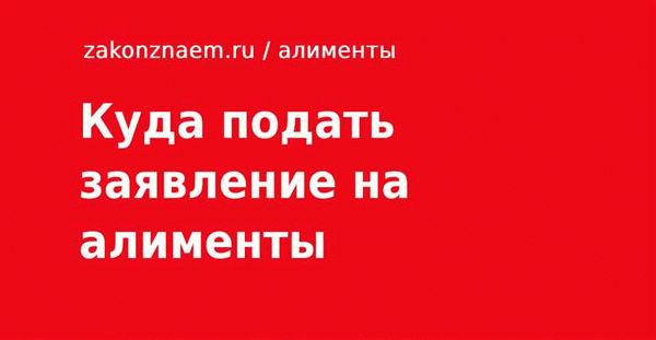 Подача на алименты в России: руководство для получения нужной поддержки