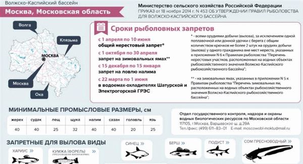 Как влияет нерестовый запрет на экосистему рек и озер Московской области?