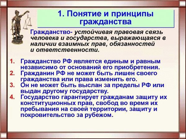 Права и обязанности граждан РФ