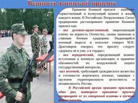 Значение присяги РФ: